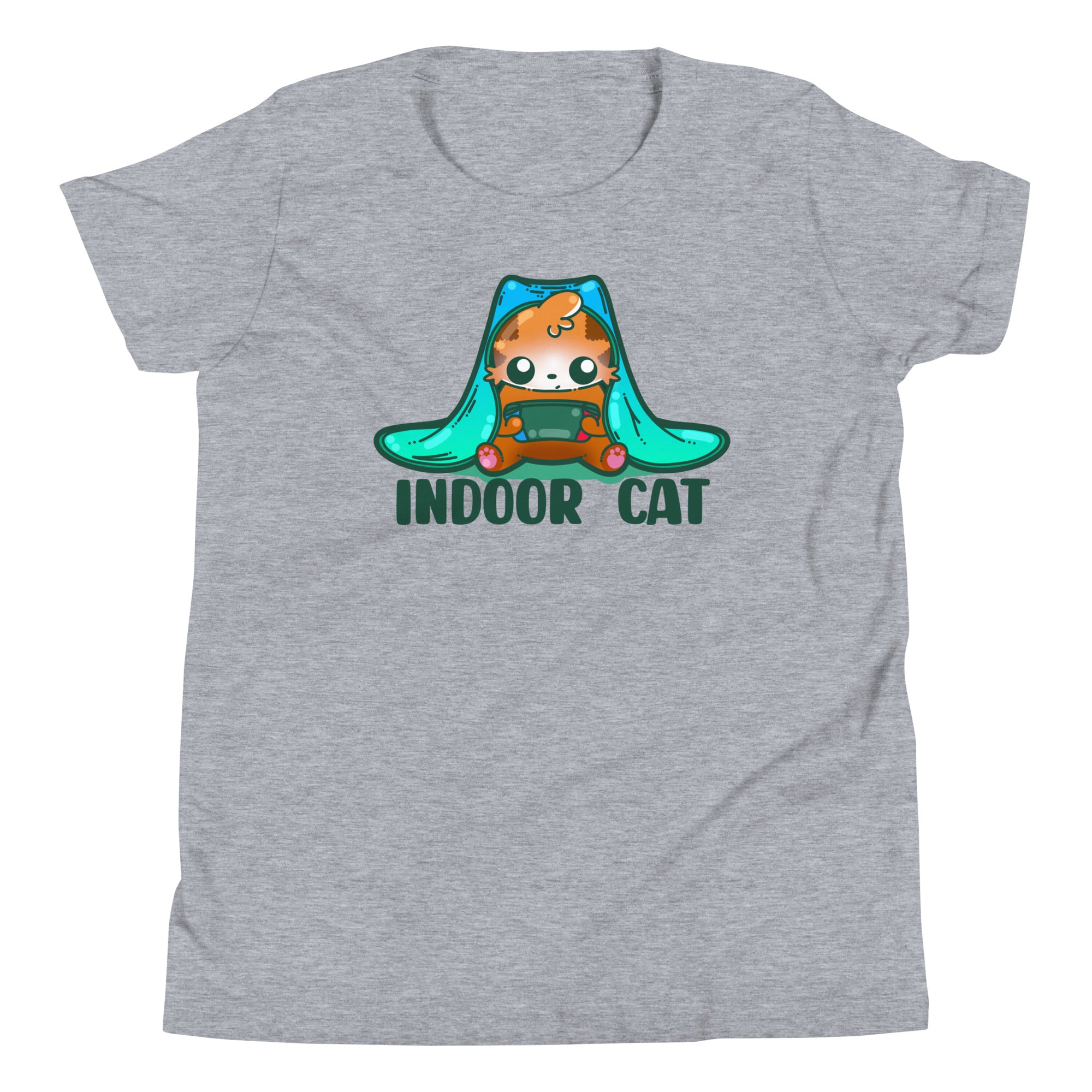 INDOOR CAT - Kids Tee - ChubbleGumLLC