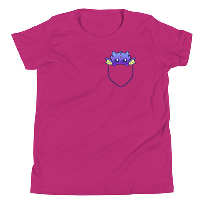 POCKET DRAGON - Kids Tee - ChubbleGumLLC