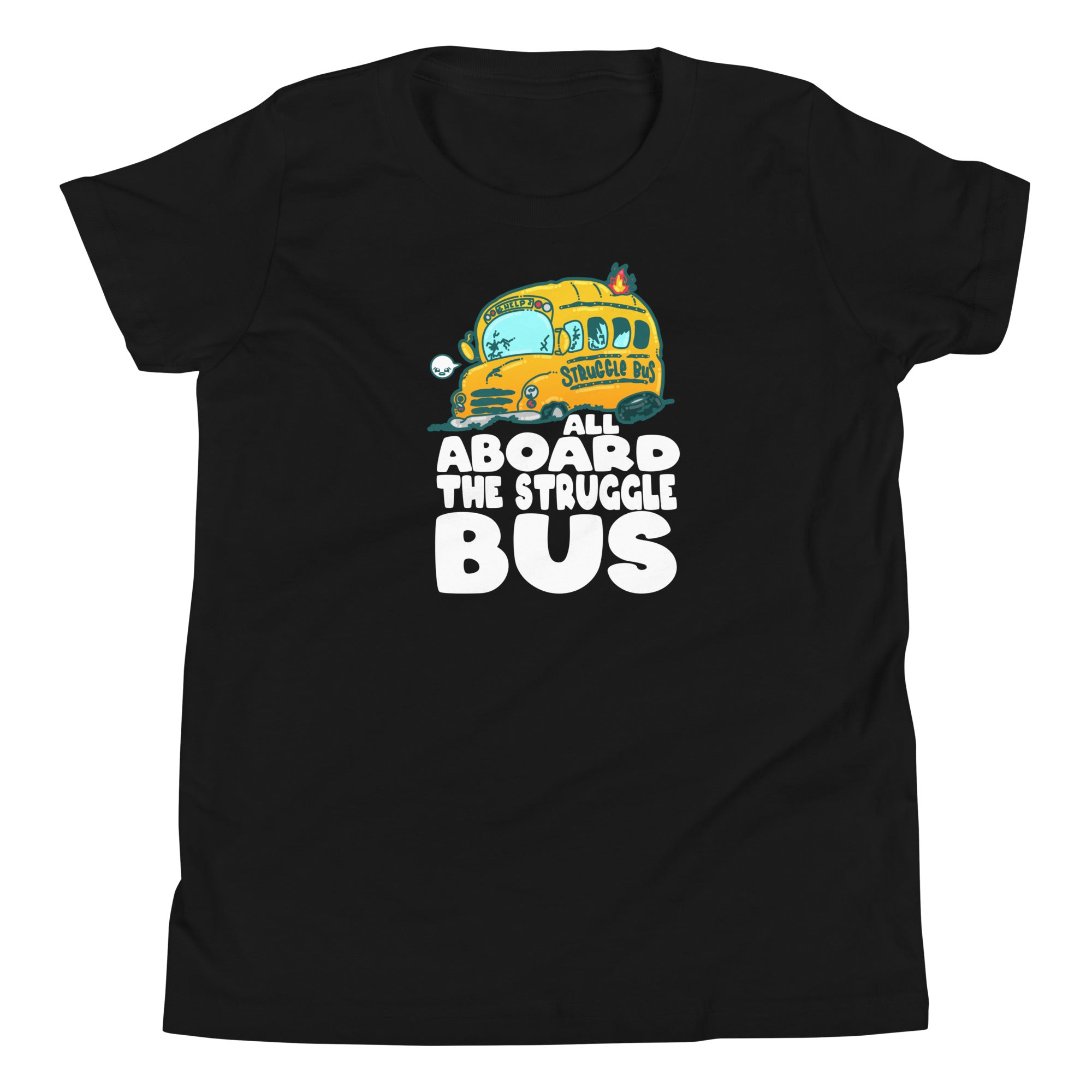 ALL ABOARD THE STRUGGLE BUS - Kids Tee - ChubbleGumLLC