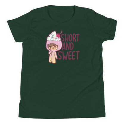 SHORT AND SWEET - Kids Tee - ChubbleGumLLC