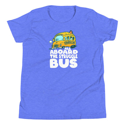 ALL ABOARD THE STRUGGLE BUS - Kids Tee - ChubbleGumLLC