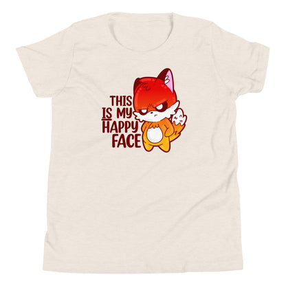 THIS IS MY HAPPY FACE - Kids Tee - ChubbleGumLLC