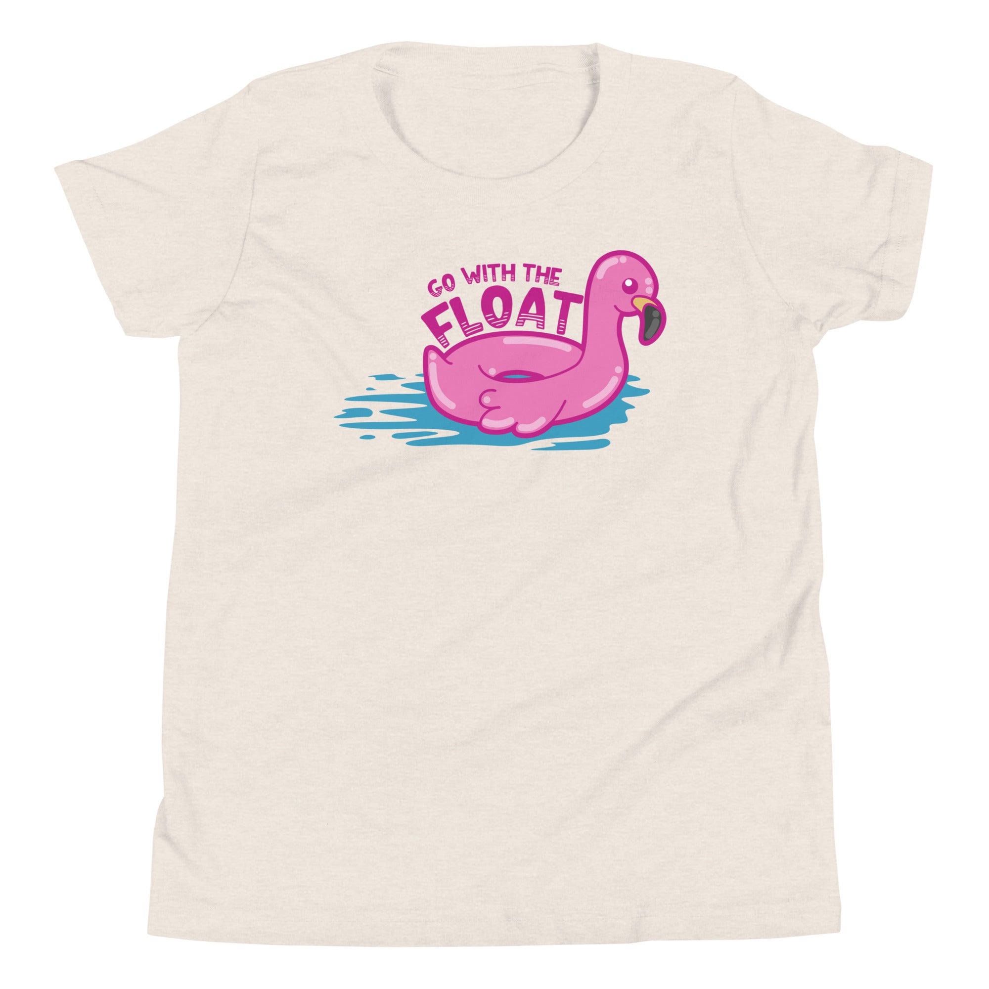 GO WITH THE FLOAT - Kids Tee - ChubbleGumLLC