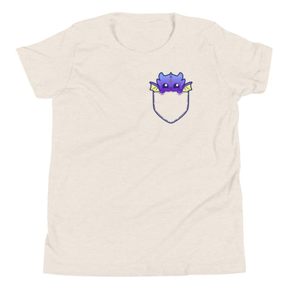 POCKET DRAGON - Kids Tee - ChubbleGumLLC