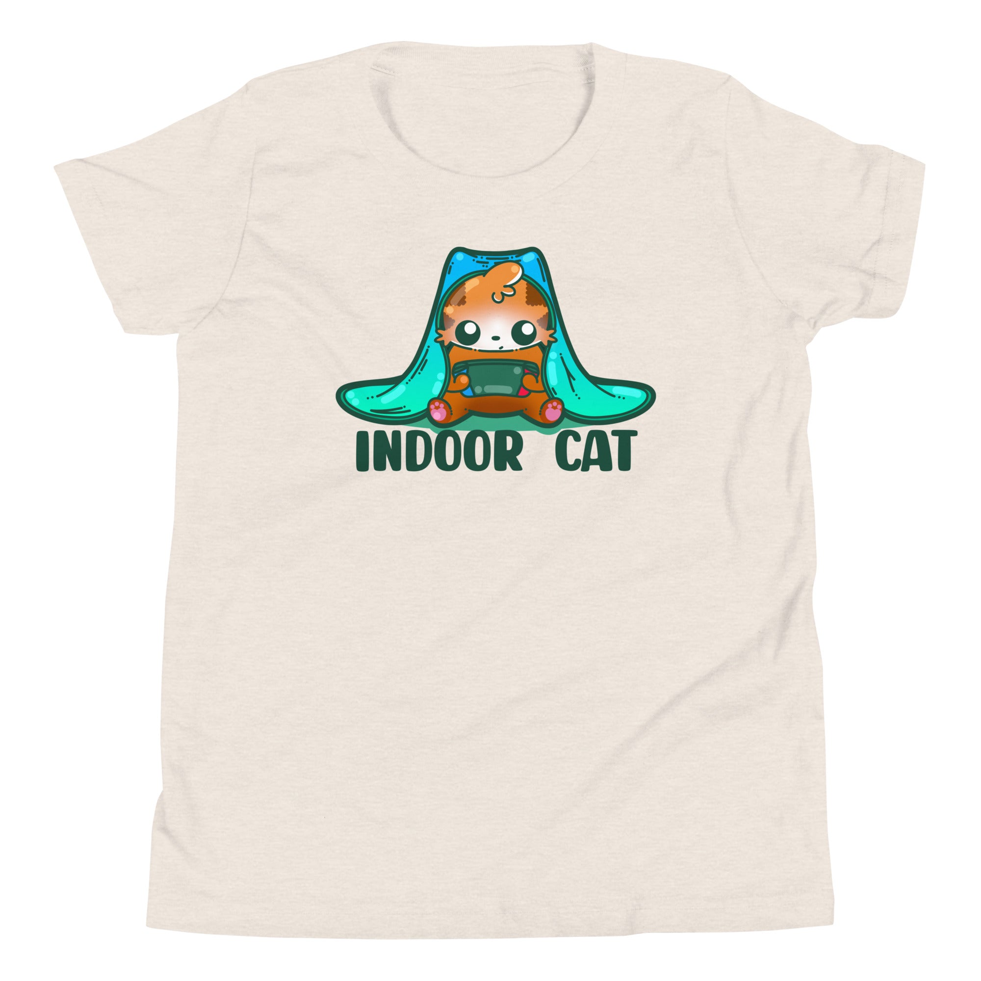 INDOOR CAT - Kids Tee - ChubbleGumLLC