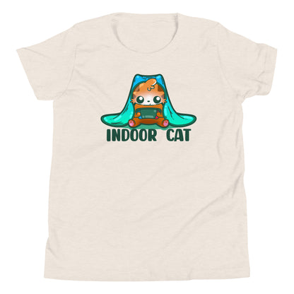 INDOOR CAT - Kids Tee - ChubbleGumLLC