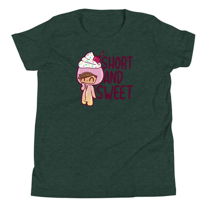 SHORT AND SWEET - Kids Tee - ChubbleGumLLC