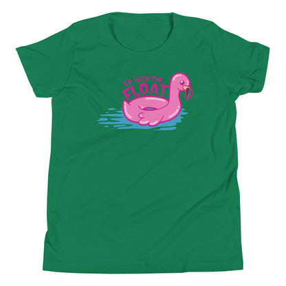 GO WITH THE FLOAT - Kids Tee - ChubbleGumLLC