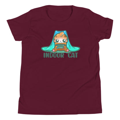 INDOOR CAT - Kids Tee - ChubbleGumLLC