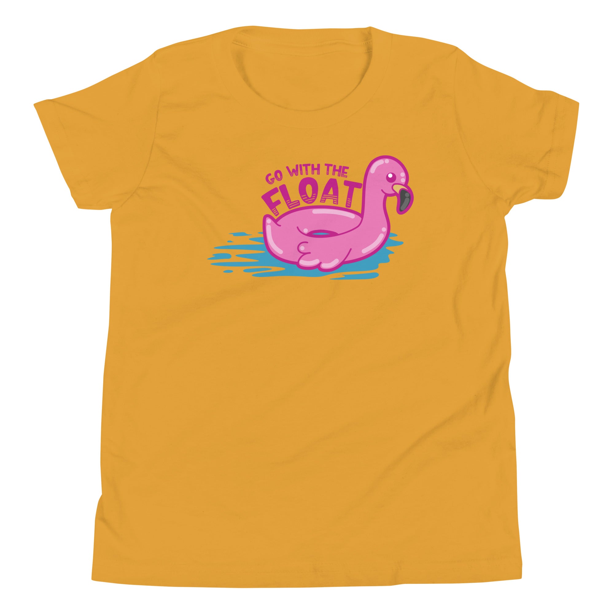 GO WITH THE FLOAT - Kids Tee - ChubbleGumLLC