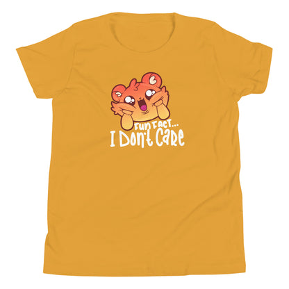 FUN FACT I DONT CARE - Kids Tee - ChubbleGumLLC