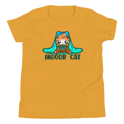 INDOOR CAT - Kids Tee - ChubbleGumLLC