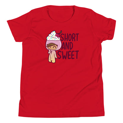 SHORT AND SWEET - Kids Tee - ChubbleGumLLC