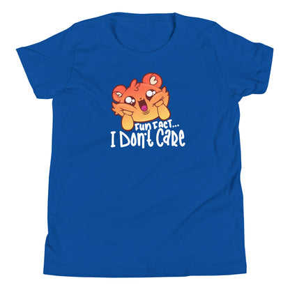 FUN FACT I DONT CARE - Kids Tee - ChubbleGumLLC