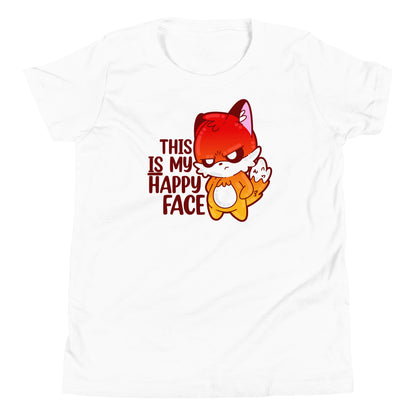 THIS IS MY HAPPY FACE - Kids Tee - ChubbleGumLLC