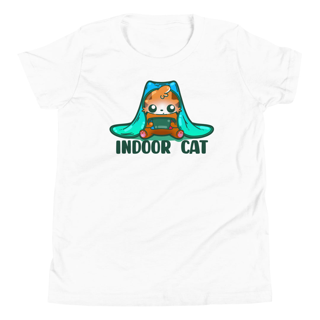 INDOOR CAT - Kids Tee - ChubbleGumLLC