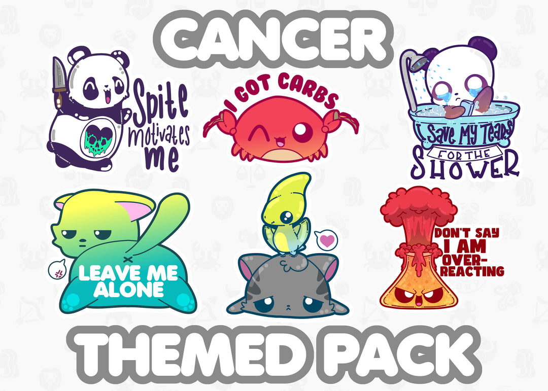 Cancer Zodiac Themed Pack - ChubbleGumLLC