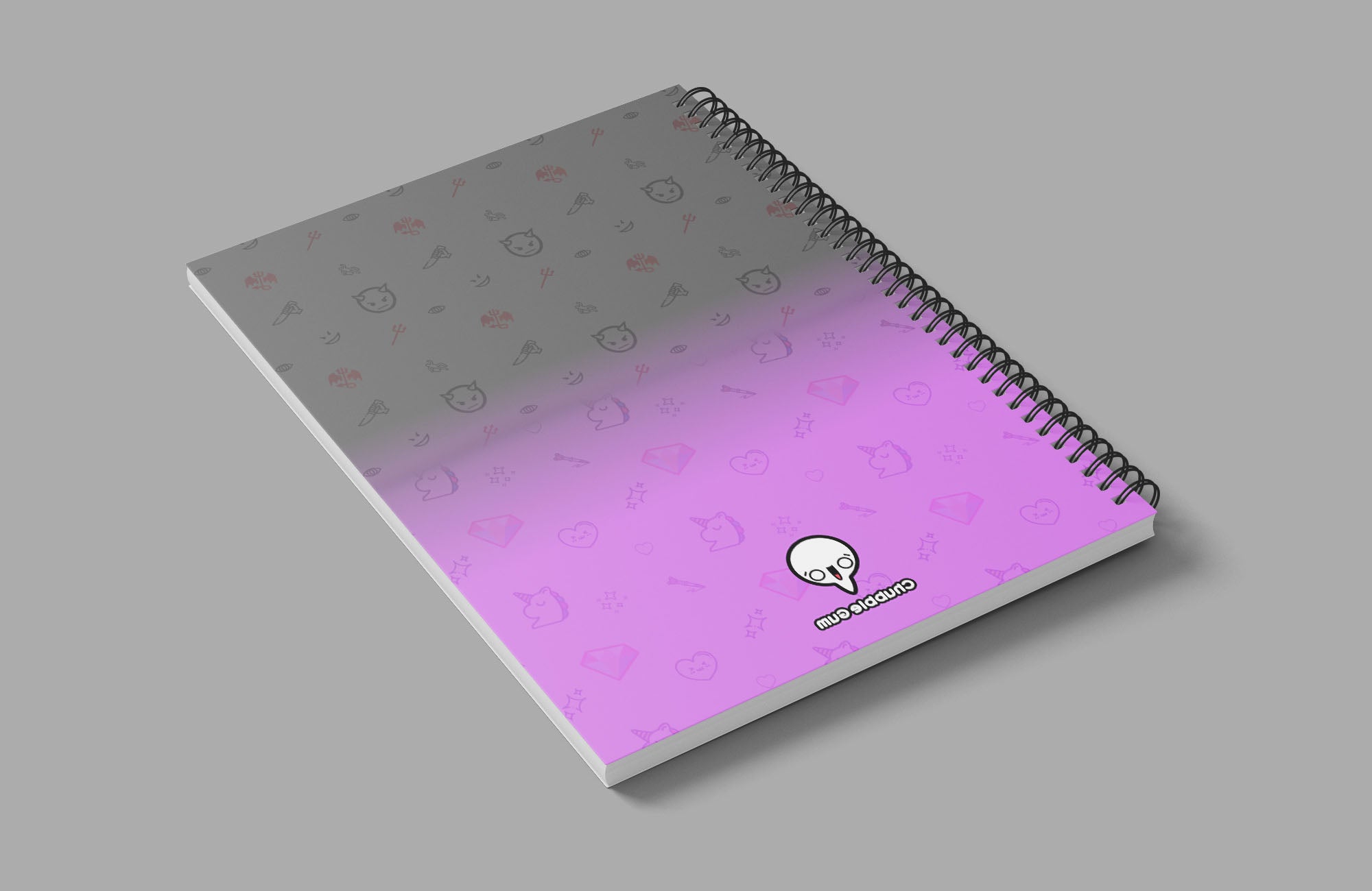 Evil Plans and Unicorn Drawings Notebook - ChubbleGumLLC