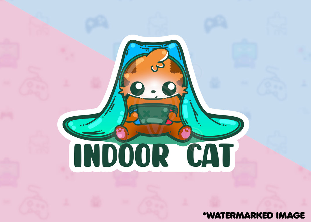 Indoor Cat - ChubbleGumLLC