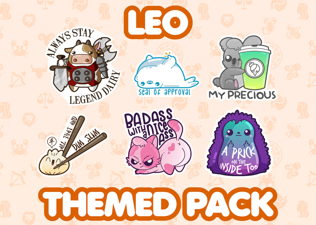 Leo Zodiac Themed Pack - ChubbleGumLLC