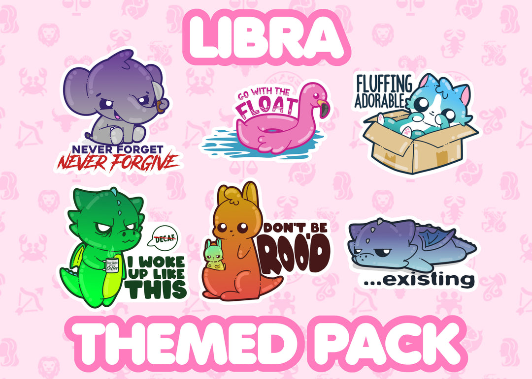 Libra Zodiac Themed Pack - ChubbleGumLLC