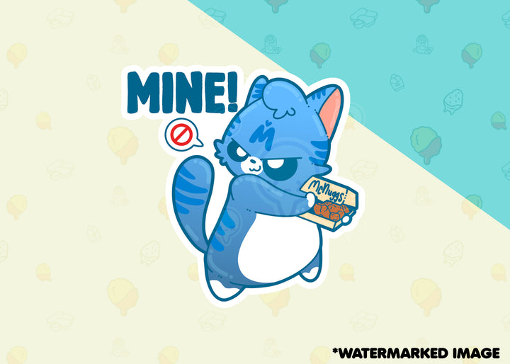 Mini 2" Sticker - Mine! - ChubbleGumLLC
