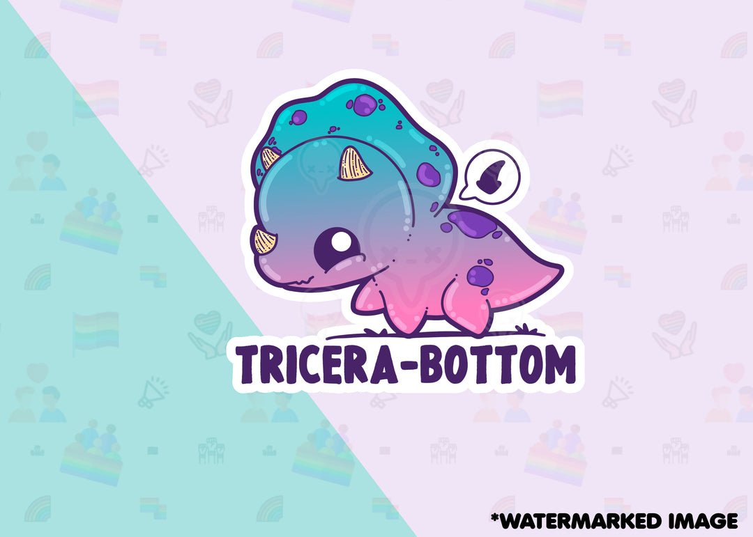 Tricera-bottom - ChubbleGumLLC