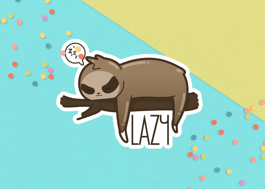 Lazy Sloth - ChubbleGumLLC