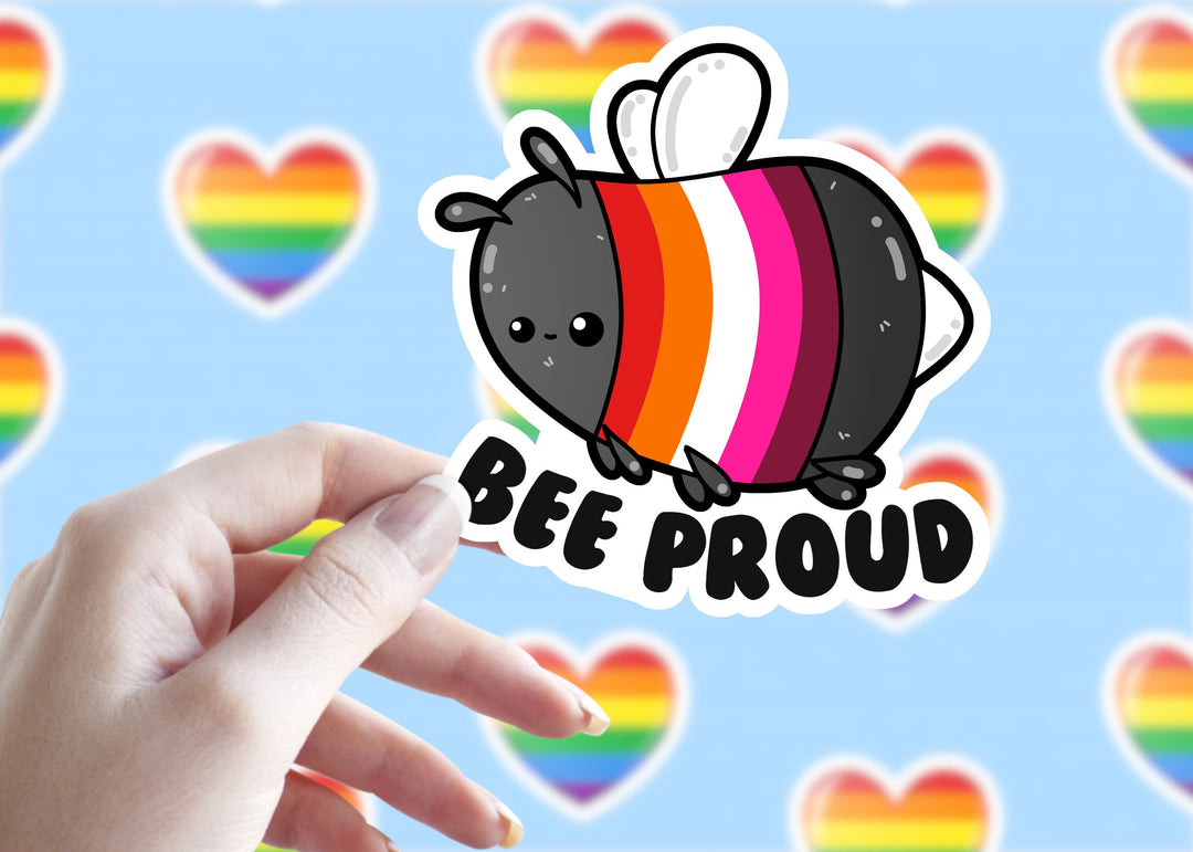 Lesbian Bee Proud - ChubbleGumLLC