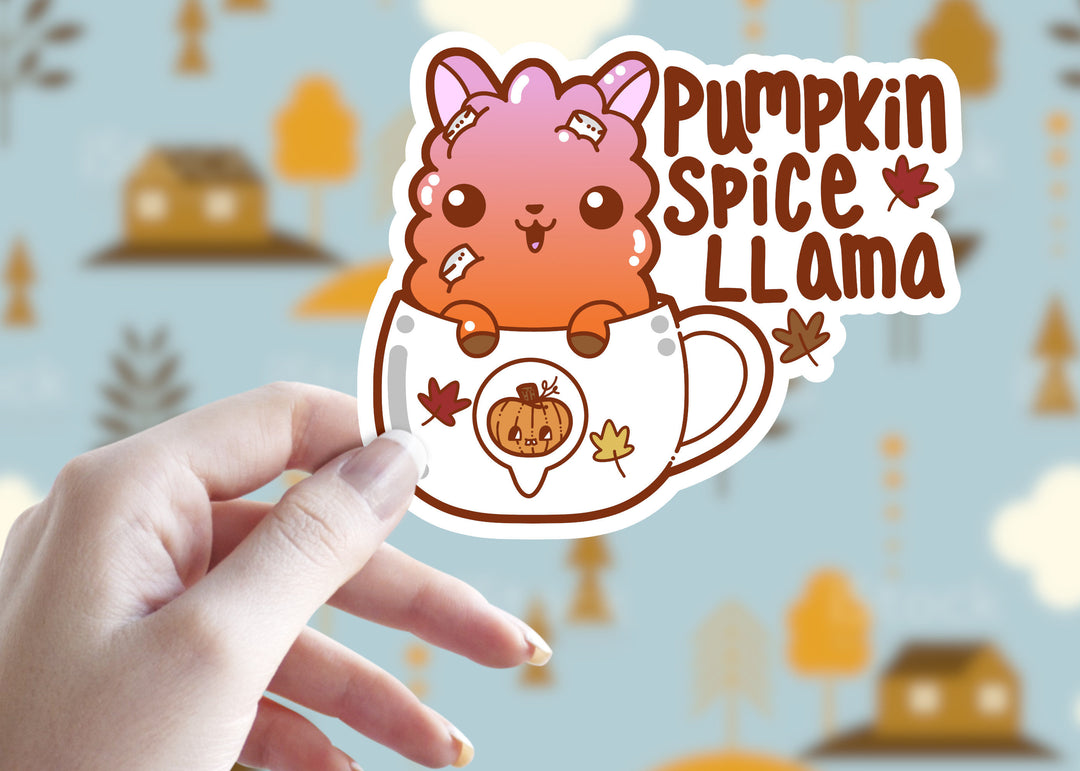 Pumpkin Spice Llama - ChubbleGumLLC