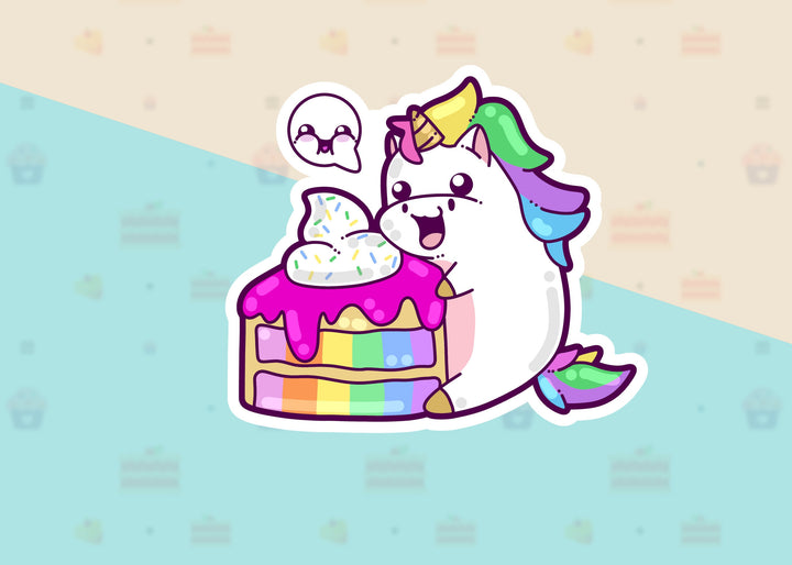 Unicorn Cake - ChubbleGumLLC