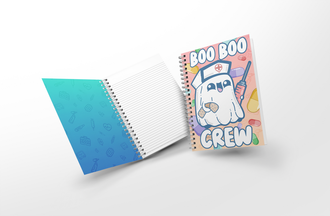 Boo Boo Crew Mini Notebook - ChubbleGumLLC